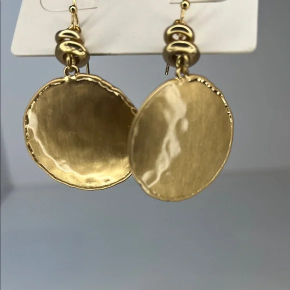 NWT Chico's Shimmering Tayla Drop Earrings - Picture 3 of 3